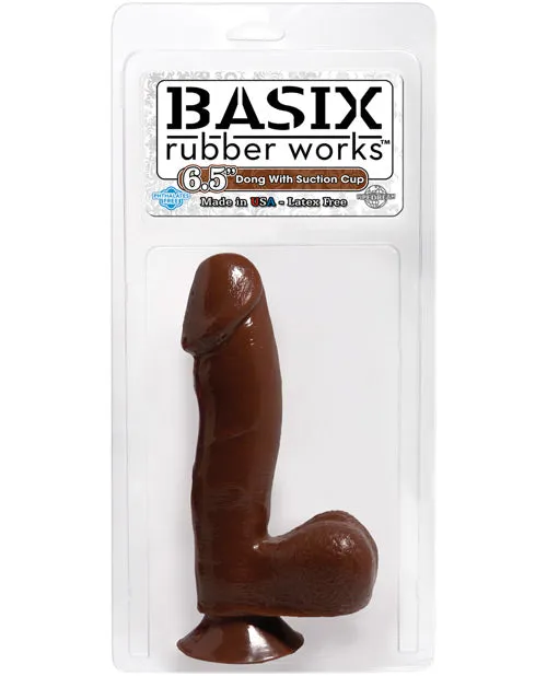Dildos Pipedream Basix Rubber Works 65 Dong Wsuction Cup