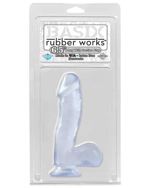 Dildos Pipedream Basix Rubber Works 65 Dong Wsuction Cup