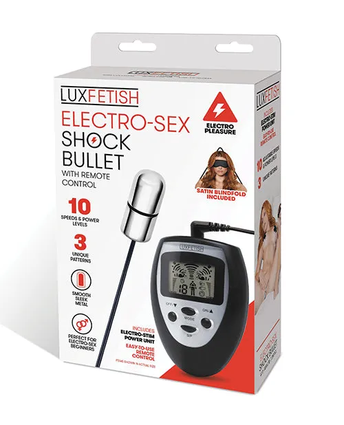 Electric Eel Female Sex Toys Lux Fetish Electro Sex Shock Bullet Wremote