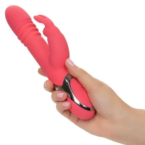 Enchanted Exciter Thrusting Rabbit Vibrator California Exotics Female Sex Toys