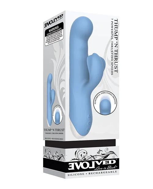 Evolved Vibrators Evolved Thump N Thrust Rechargeable Dual Stim