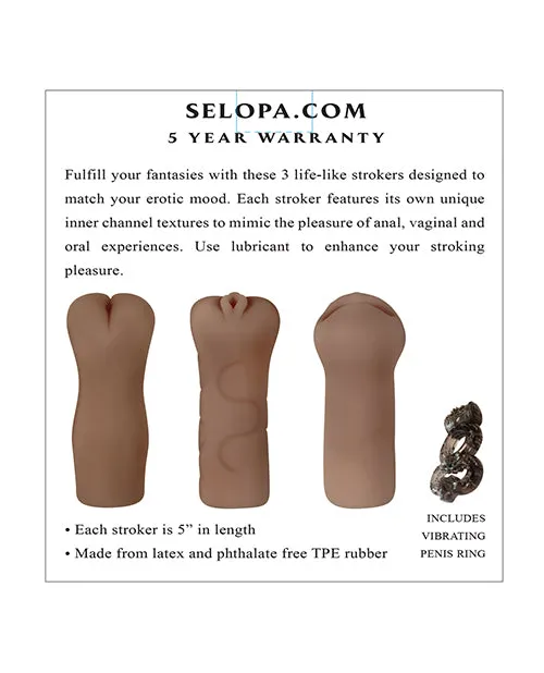 Evolved Vibrators Selopa Party Pack Strokers Evolved Vibrators Selopa Party Pack Strokers