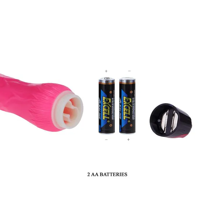 Female Sex Toys Pink BOB Ultra Veined Realistic Vibrating Dildo