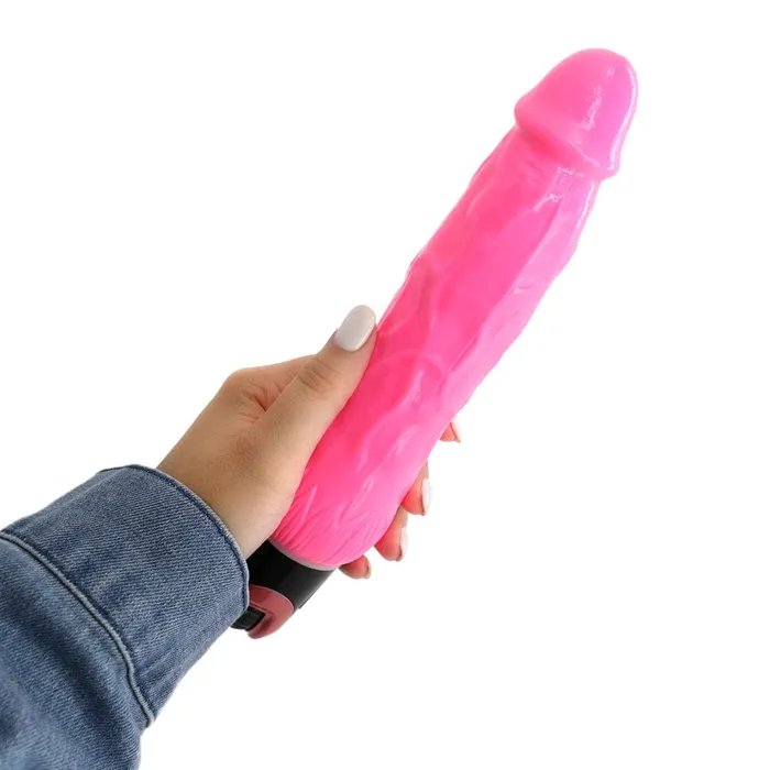 Female Sex Toys Pink BOB Ultra Veined Realistic Vibrating Dildo