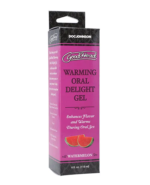 Goodhead Warming Oral Delight Gel 4 Oz Doc Johnson Enhancers Goodhead Warming Oral Delight Gel 4 Oz Doc Johnson Enhancers