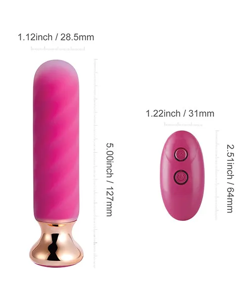 Honey Play Box Male Sex Toys Rose Twister Handsfree Remote Vibrating Anal Plug