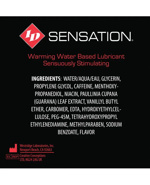 ID Lubricants Lubricants Id Sensation Warming Lubricant ID Lubricants Lubricants Id Sensation Warming Lubricant