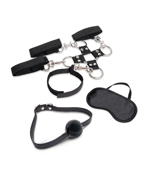 Lux Fetish 7 Pc Hogtie Ball Gag Kit Electric Eel Couples