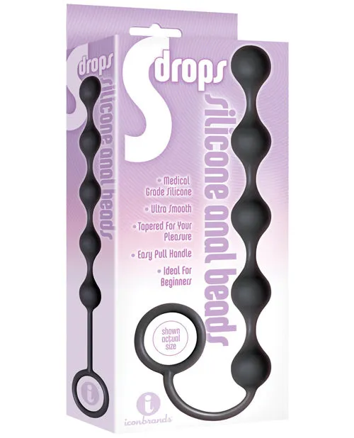 Male Sex Toys Icon Brands The 9s S Drops Silicone Anal Beads