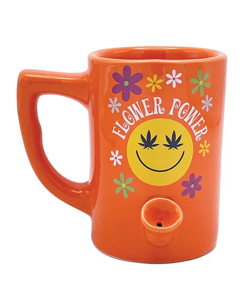 Male Sex Toys Island Dogs Wake Bake Flower Power Coffee Mug