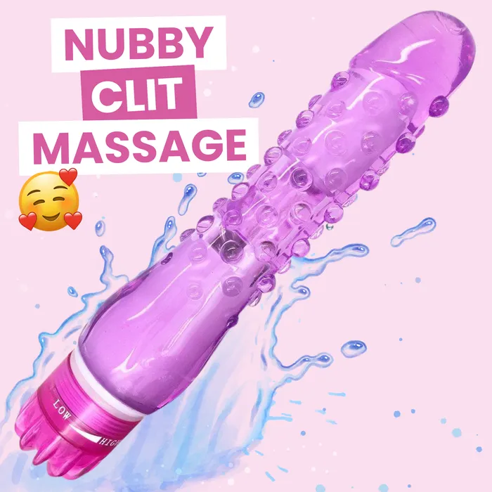 Pink BOB Female Sex Toys Nubby Waterproof Vibrator for Beginners