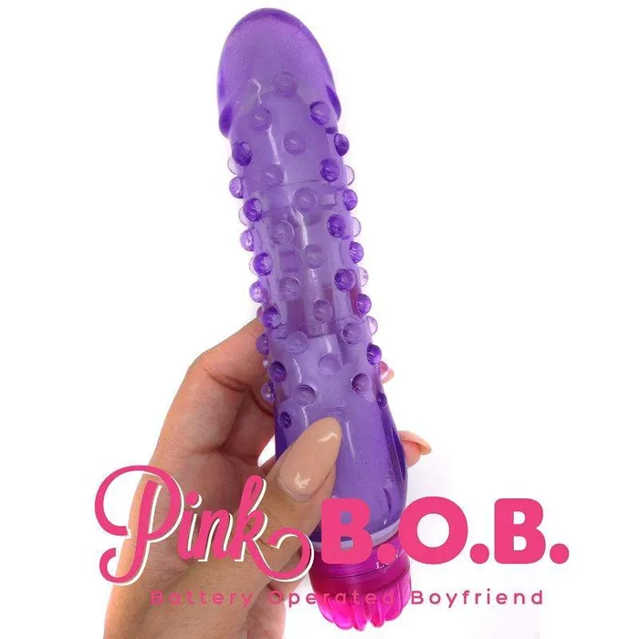 Pink BOB Female Sex Toys Nubby Waterproof Vibrator for Beginners