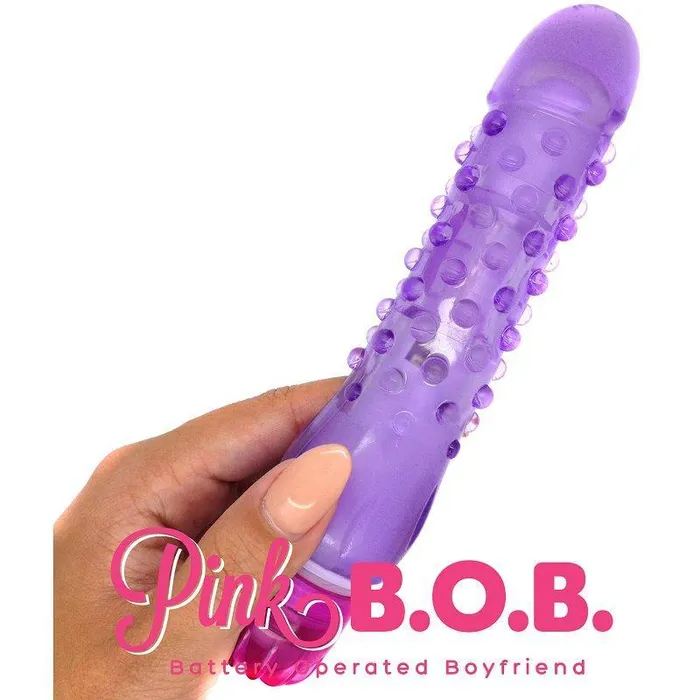 Pink BOB Female Sex Toys Nubby Waterproof Vibrator for Beginners