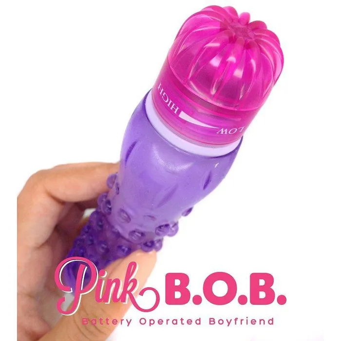 Pink BOB Female Sex Toys Nubby Waterproof Vibrator for Beginners
