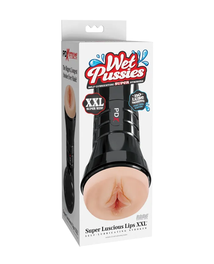 PIpedream Male Sex Toys PDX Extreme Wet Pussies Super Luscious Lips XXL Stroker PIpedream Male Sex Toys PDX Extreme Wet Pussies Super Luscious Lips XXL Stroker