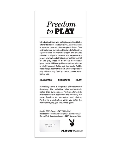 Playboy Dildos Playboy Jewels Double