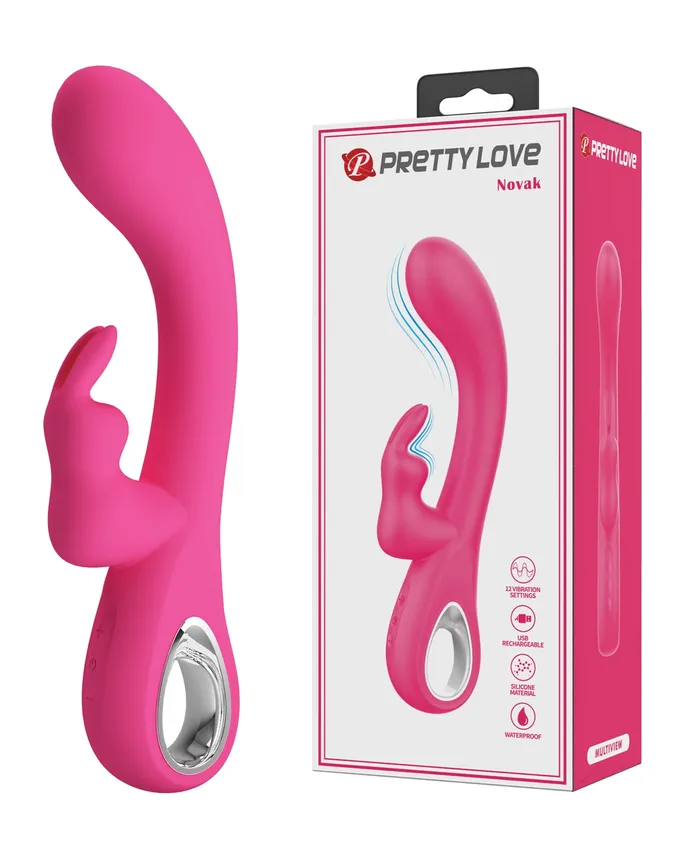 Pretty Love Vibrators Pretty Love Novak Handle Rabbit wBunny