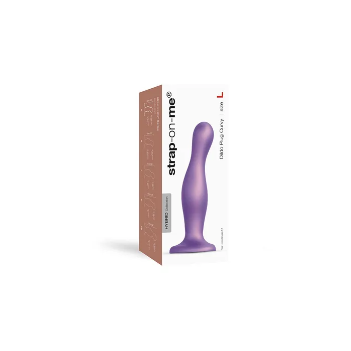StrapOnMe Female Sex Toys StrapOnMe Curvy Plug Dil Metallic