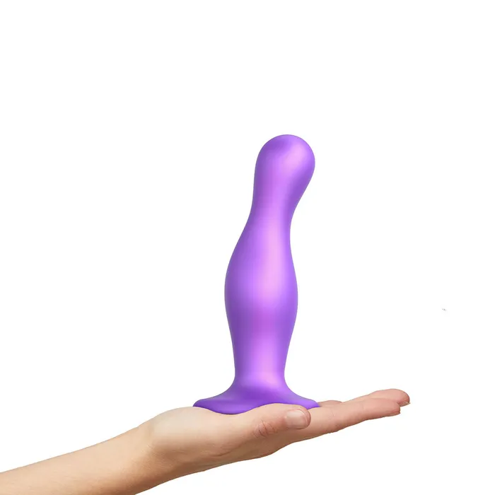 StrapOnMe Female Sex Toys StrapOnMe Curvy Plug Dil Metallic