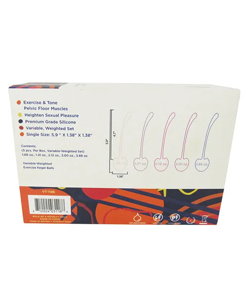 Thank Me Now Female Sex Toys Voodoo Cherry Kegel Balls Weight Pack