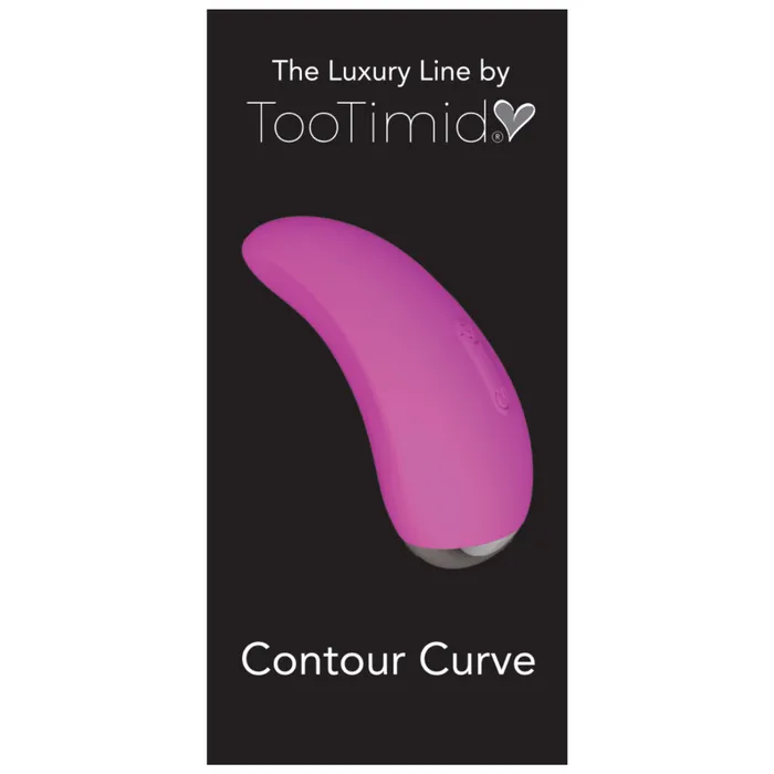TooTimidcom Female Sex Toys Contour Curve Rechargeable Silicone Clit Stimulator