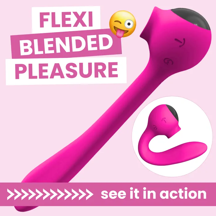 TooTimidcom Vibrators Your Form Bendable Clit Licker Vibrator