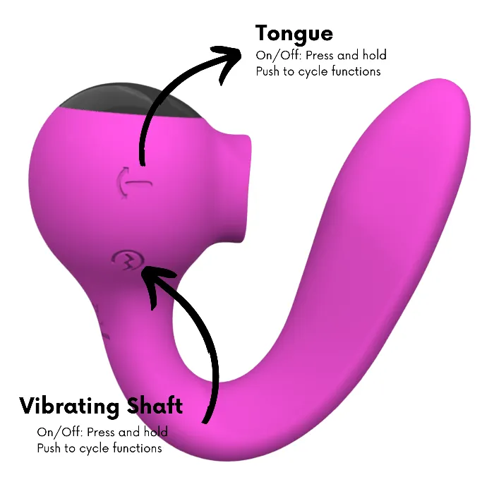 TooTimidcom Vibrators Your Form Bendable Clit Licker Vibrator