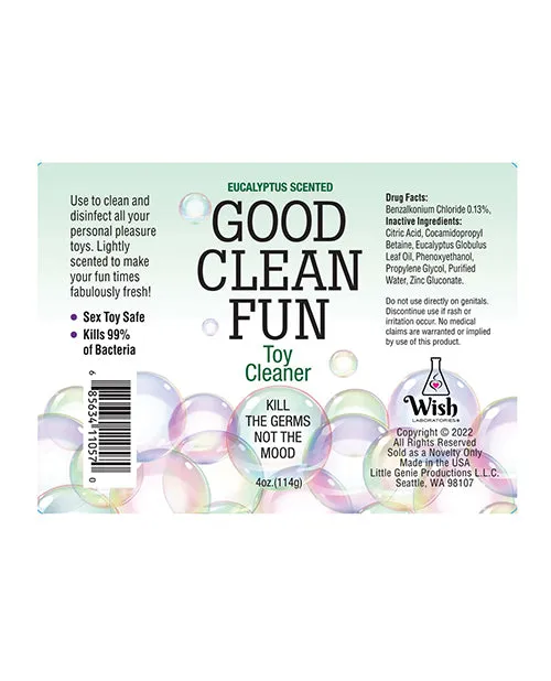 Vibrators Little Genie Good Clean Fun Toy Cleaner