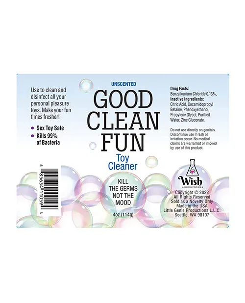 Vibrators Little Genie Good Clean Fun Toy Cleaner