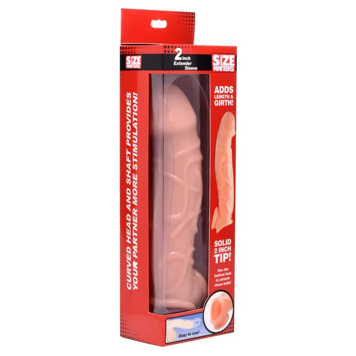 XR Brands Male Sex Toys Size Matters 2 Inch Penis Extender