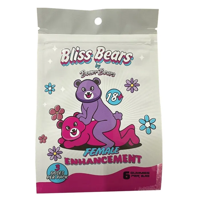 Anal Bliss Bears Single Gummy Display of 20 BONER BEARS
