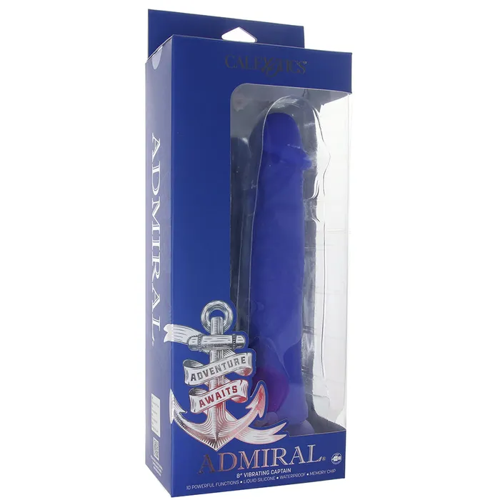 Anal CalExotics Admiral 8 Inch Vibrating Captain Dildo