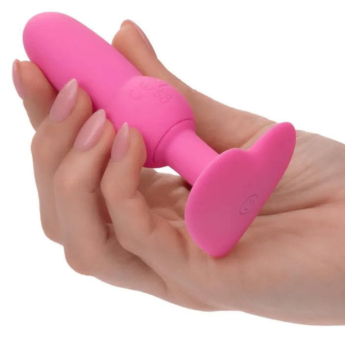 Anal California Exotic Novelties First Time Vibrating Beaded Anal Probe Vibrator Pink