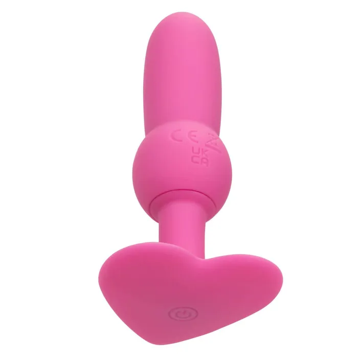 Anal California Exotic Novelties First Time Vibrating Beaded Anal Probe Vibrator Pink