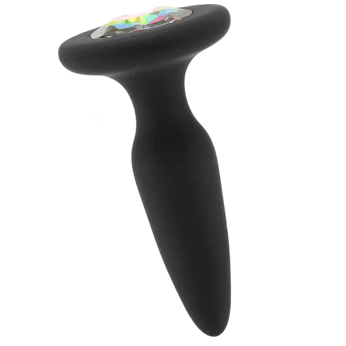 Anal ns novelties Glams Mini Rainbow Gem Silicone Butt Plug Anal ns novelties Glams Mini Rainbow Gem Silicone Butt Plug