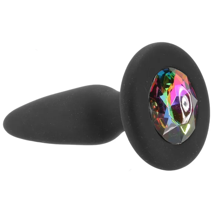 Anal ns novelties Glams Mini Rainbow Gem Silicone Butt Plug Anal ns novelties Glams Mini Rainbow Gem Silicone Butt Plug