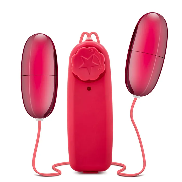 B Yours By Blush Double Pop Egg Cerise 2Inch Vibrating Egg Blush Vibrators