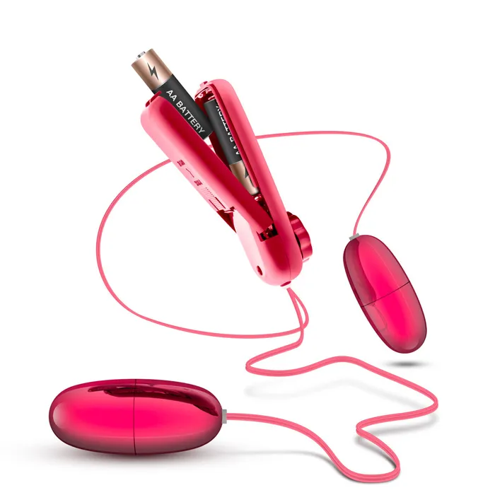 B Yours By Blush Double Pop Egg Cerise 2Inch Vibrating Egg Blush Vibrators