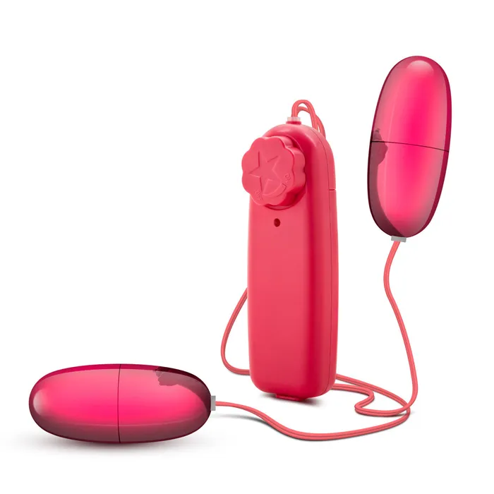 B Yours By Blush Double Pop Egg Cerise 2Inch Vibrating Egg Blush Vibrators
