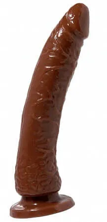 Basix Rubber Works Slim 7 Brown Dong Pipedream Products Dildos