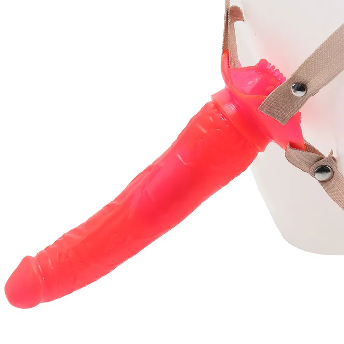 Bettys Jelly Bumble Bee Strap On in Pink CalExotics Female Sex Toys