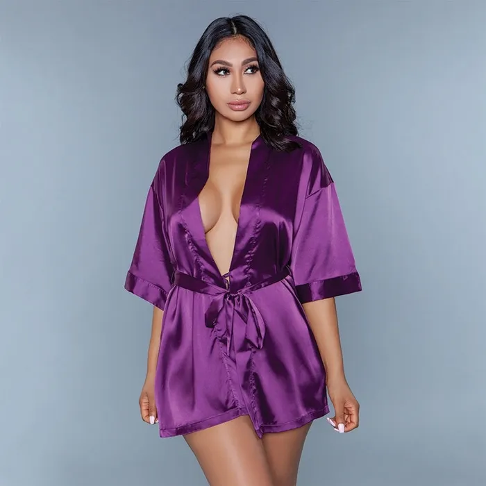 BeWicked Satin RobePurple XLarge BeWicked Vibrators BeWicked Satin RobePurple XLarge BeWicked Vibrators