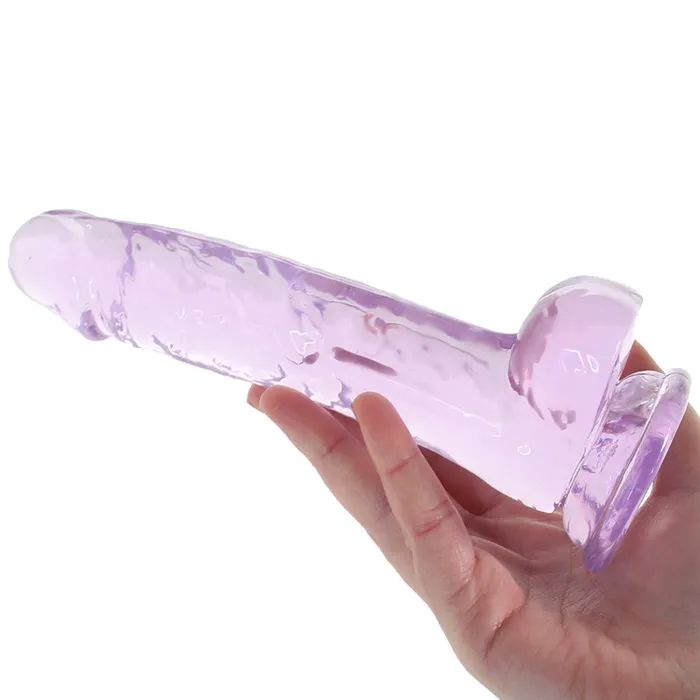 Blush Dildos Naturally Yours 7 Inch Crystalline Dildo in Amethyst Blush Dildos Naturally Yours 7 Inch Crystalline Dildo in Amethyst