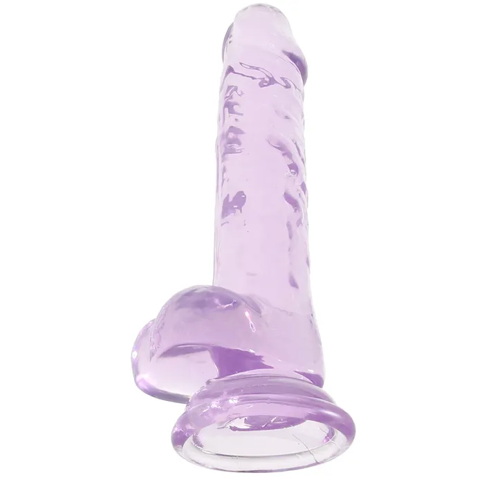 Blush Dildos Naturally Yours 7 Inch Crystalline Dildo in Amethyst Blush Dildos Naturally Yours 7 Inch Crystalline Dildo in Amethyst