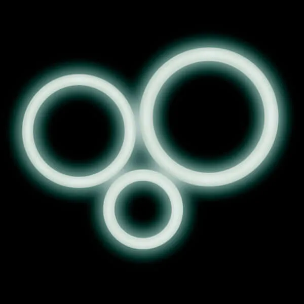 Blush Novelties Anal PERFORMANCE VS4 PURE PREMIUM SILICONE COCKRING SET WHITE