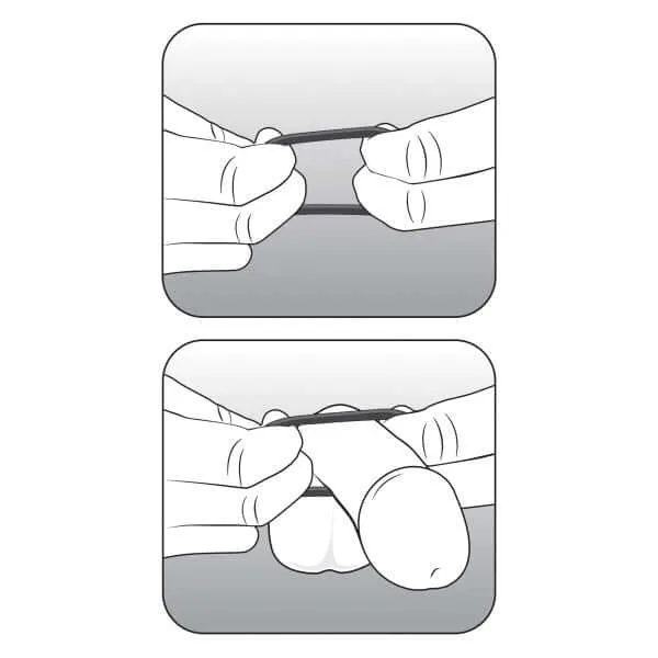 Blush Novelties Anal PERFORMANCE VS4 PURE PREMIUM SILICONE COCKRING SET WHITE
