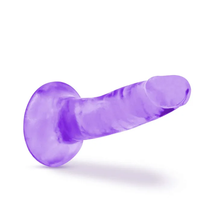 Blush Novelties Dildos Blush B Yours Plus Hard N Happy Dildo Ultra Soft with Suction Cup Purple