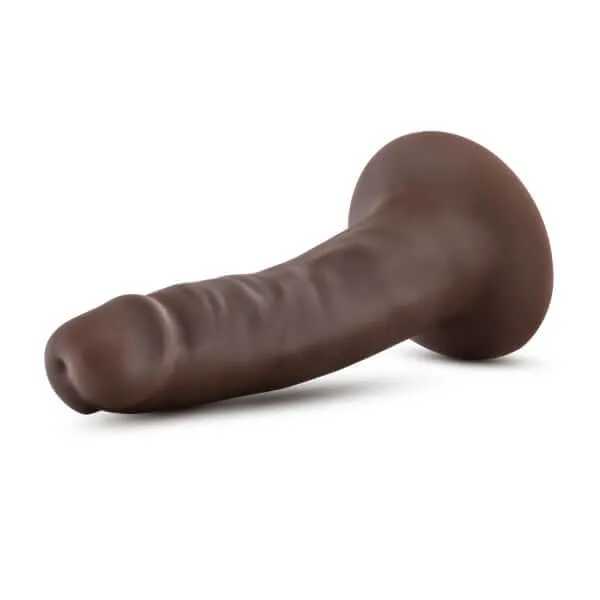 Blush Novelties Dildos Dr Skin 55 inches Suction Cup Chocolate Brown Dildo