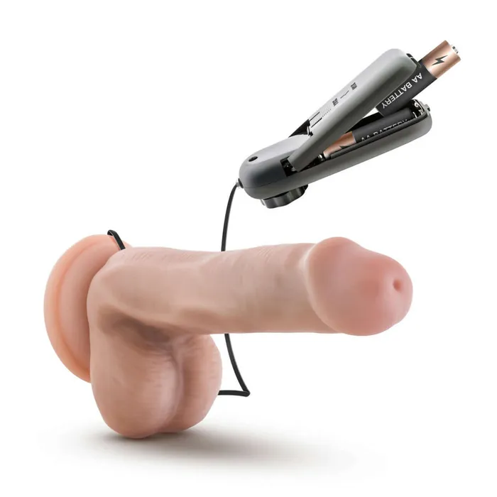 Blush Novelties Dildos Dr Skin Dr Rob 6 inches Cock Vanilla Vibrating Dildo