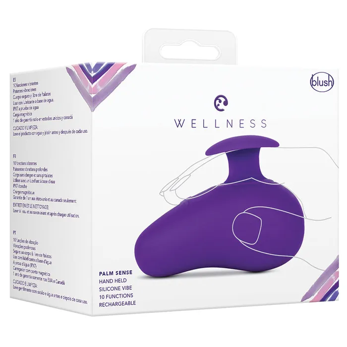 BLUSH Wellness Palm SensePurple Vibrators